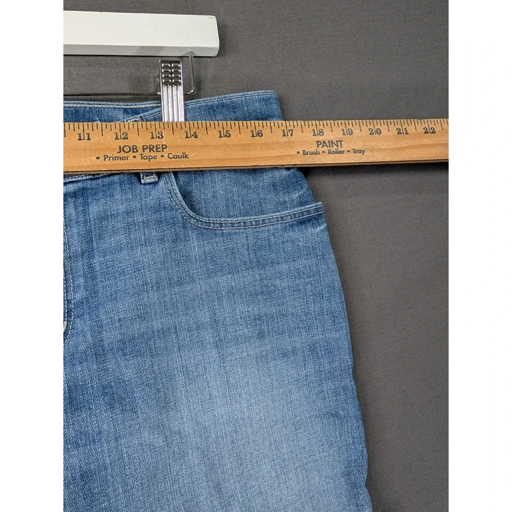 Ann Taylor Loft Womens Blue Denim Shorts Size 8 29 Waist Casual Summer 5925